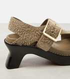Loewe Ease suede sandals