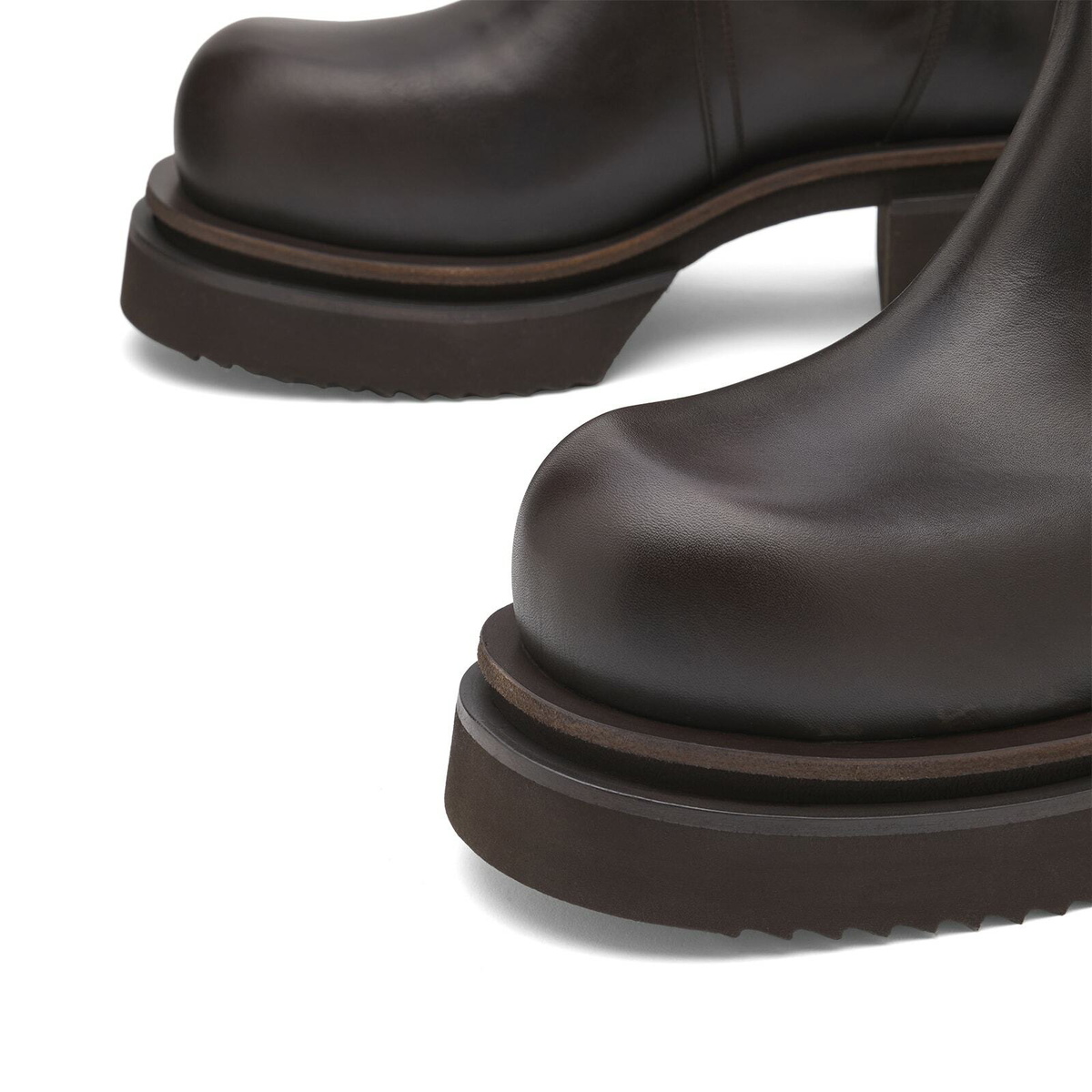 Rick Owens Women's Bogun Calf Boots in Dark Dust