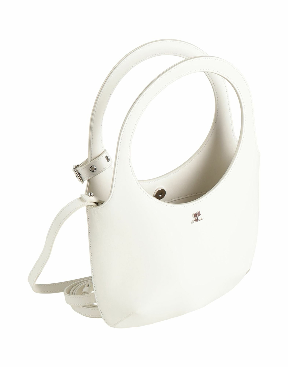 Courrèges Womens Handbag in Off white