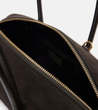 DeMellier Stockholm Midi suede top-handle bag