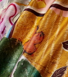 Alémais x MLAK printed silk twill scarf