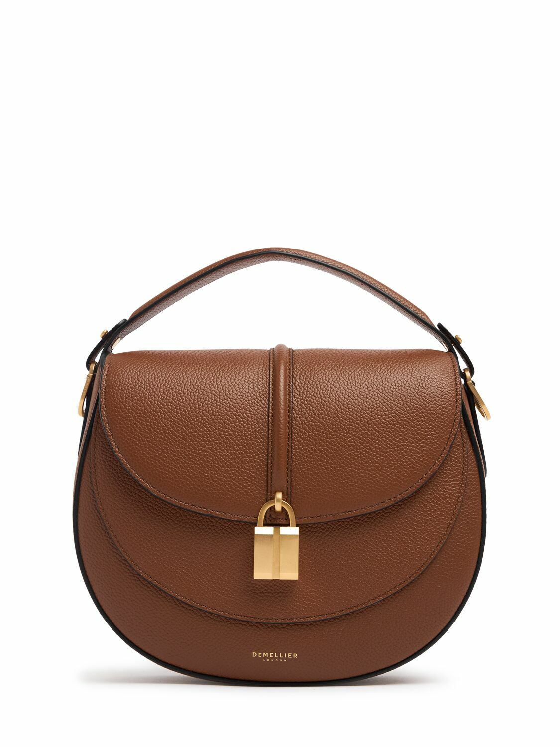 DEMELLIER Cannes Chunky Chain Leather Clutch DeMellier