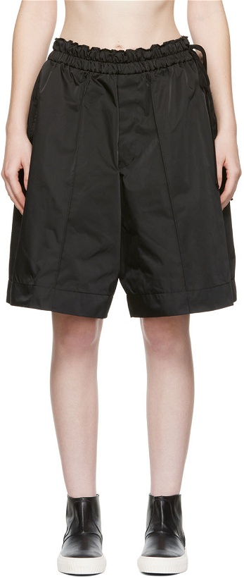 Photo: Regulation Yohji Yamamoto Black Pleated Shorts