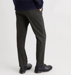 NN07 - Foss Slim-Fit Tapered Flannel Trousers - Black