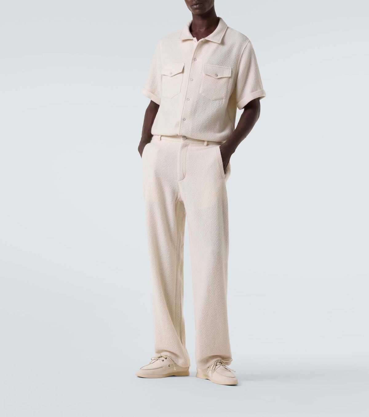 God's True Cashmere Diamond cashmere shirt