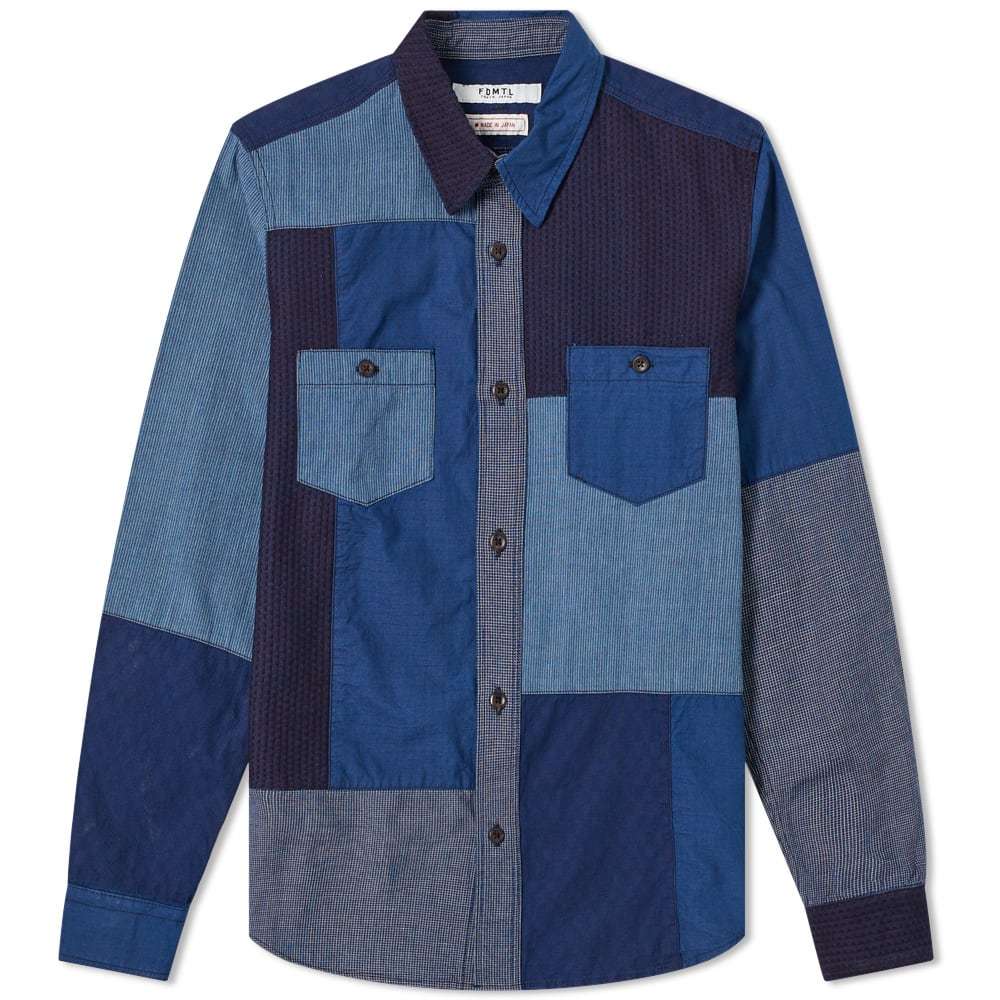 FDMTL Boro Patchwork Shirt Two Year Wash