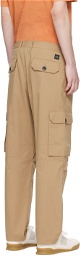 PS by Paul Smith Brown Panel Cargo Pants