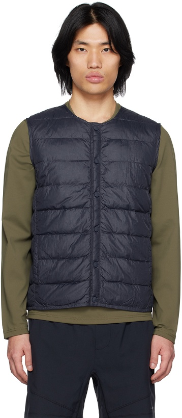 Photo: Outdoor Voices Navy Insulated Vest