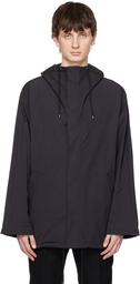 AURALEE Black Hooded Jacket