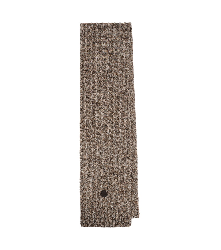 Photo: Moncler Wool-blend tweed scarf