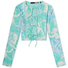 Rotate Women's Printed Tie Strap Top in Katy Did Combi