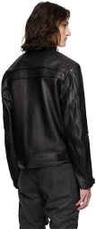 MISBHV Black Fast Leather Jacket
