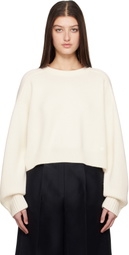 Loulou Studio Off-White Oversized Sweater
