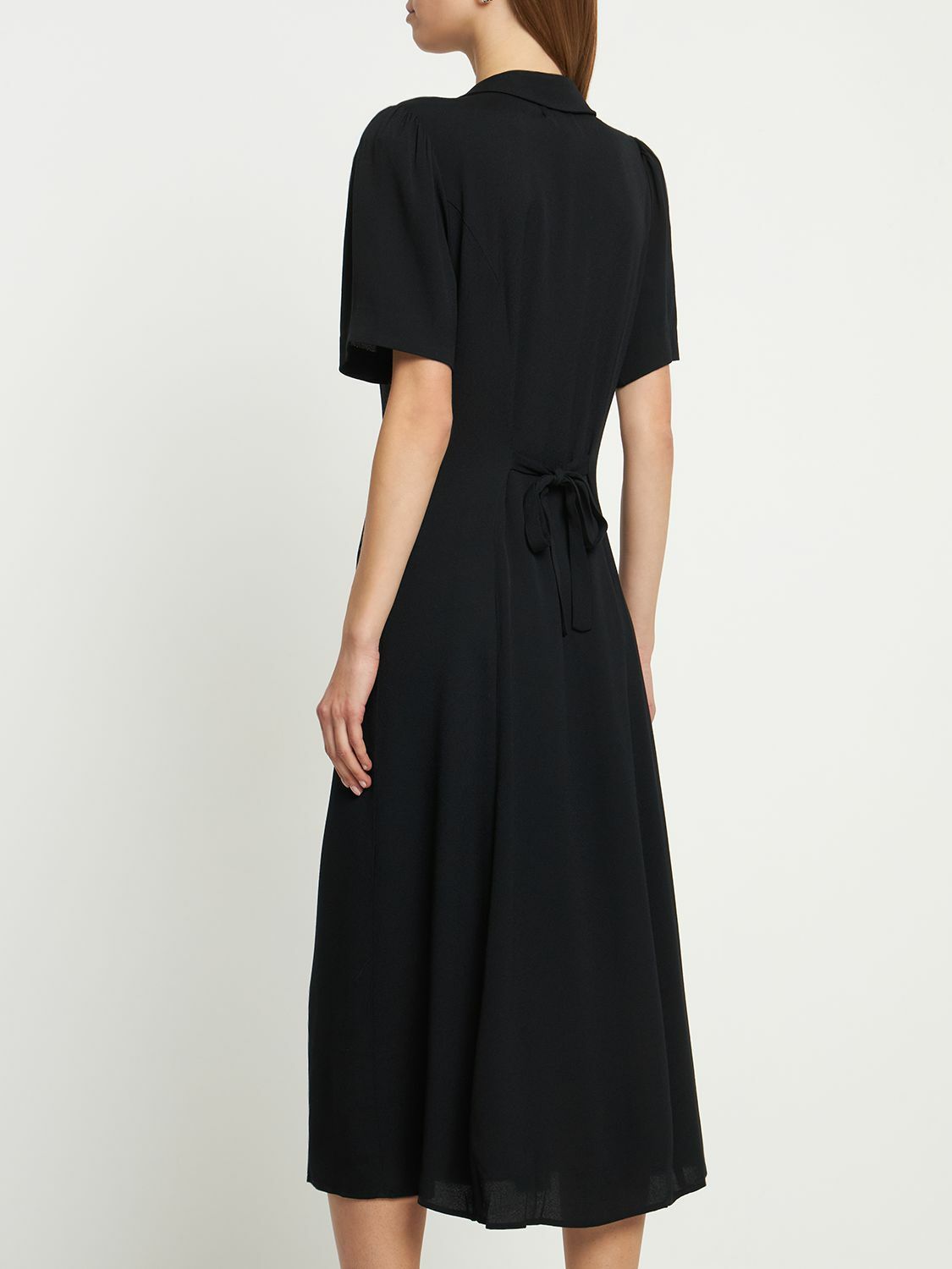 reformation wilda midi dress Reformation Wilda Midi Dress - Fig Jam Dot
