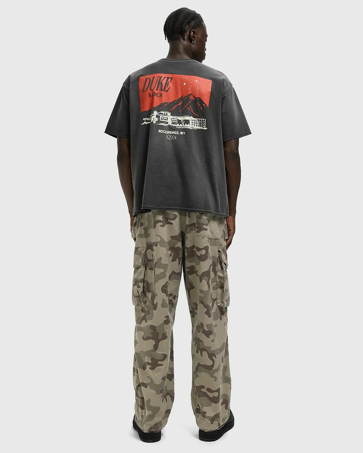 Duke & Dexter Duke Ranch Tee Black Mens Shortsleefe