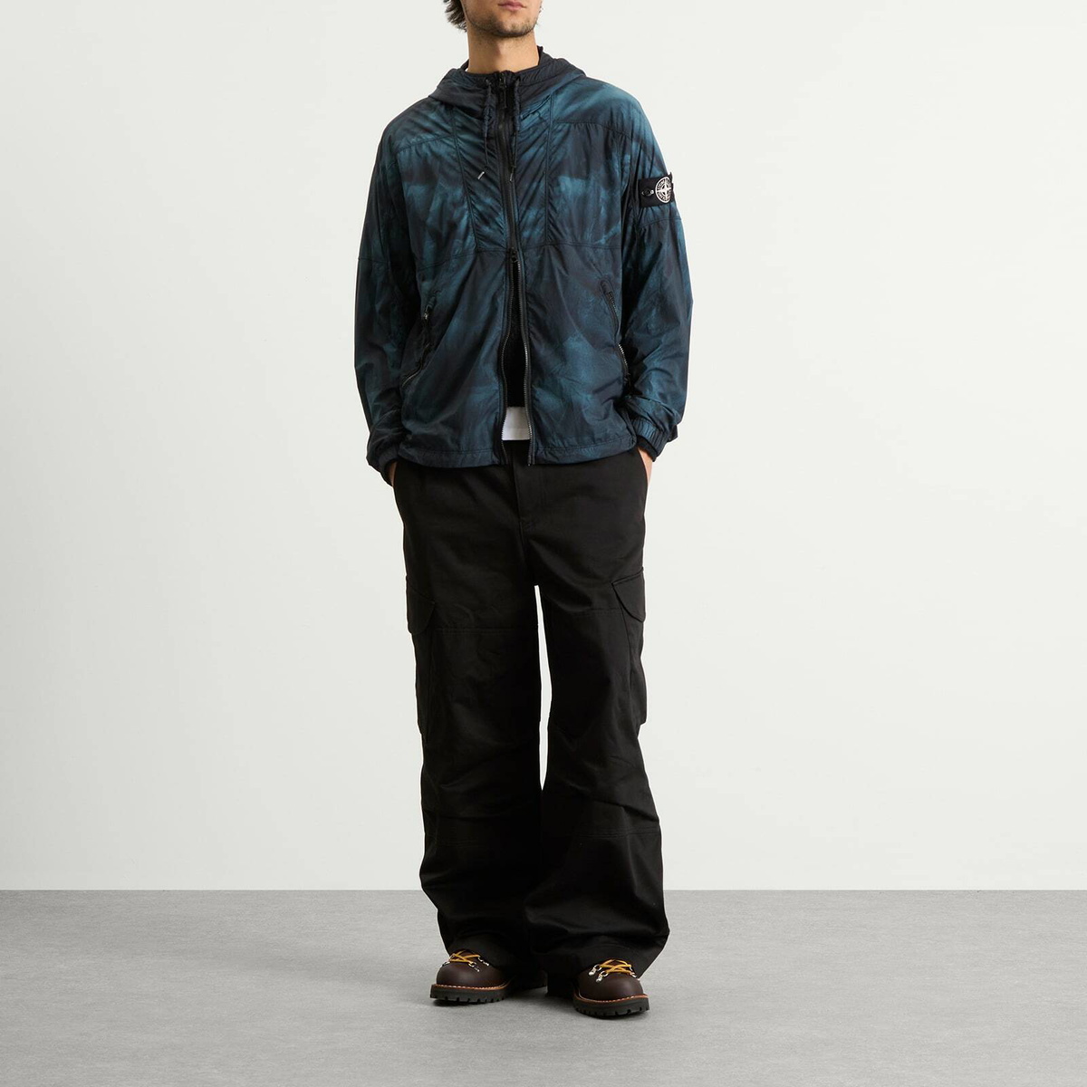 STONE  Skin Touch Nylon プルオーバー 紺 L Stone Island Skin Touch Nylon Tc Jacket Black – Garmz Factory