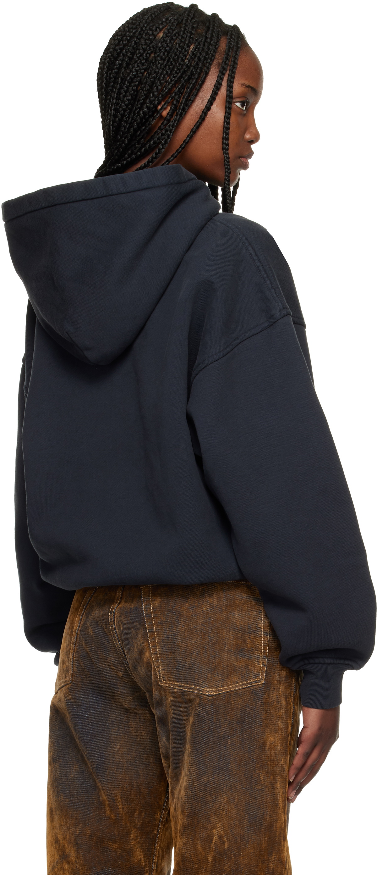 Rhude Black 'Collegiate Falcons' Hoodie