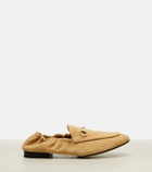 Gucci Horsebit GG suede loafers