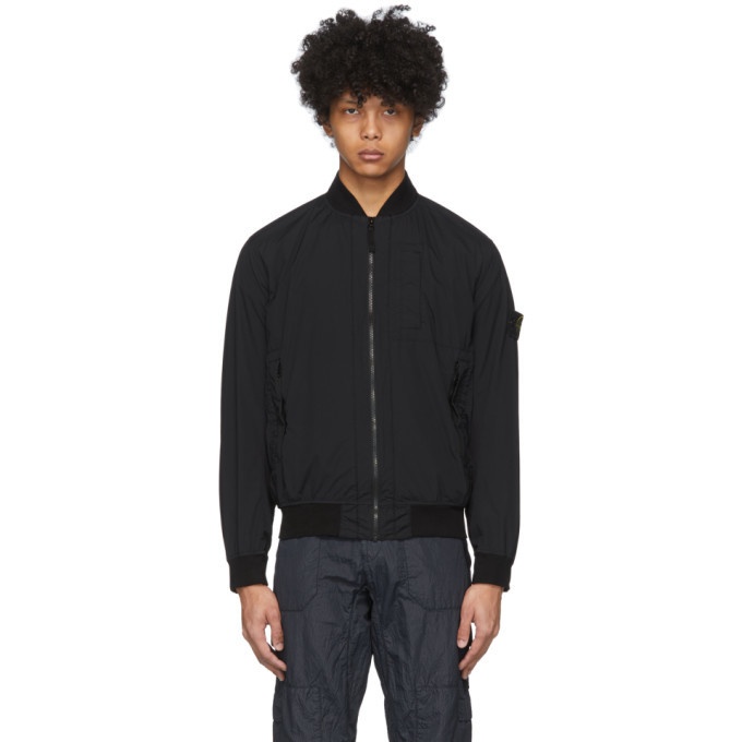 Photo: Stone Island Black Packable Skin Touch Jacket
