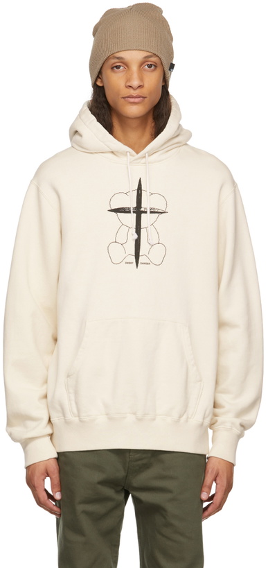 Photo: Undercover Beige Teddy Cross Hoodie