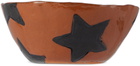 Harlie Brown Studio SSENSE Exclusive Black Stars Delight Cereal Bowl