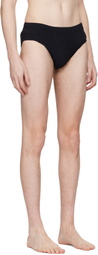 Rick Owens Black Temple Penta Swim Briefs