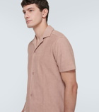 Orlebar Brown Howell cotton terry bowling shirt