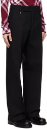 Burberry Black Three-Pocket Trousers