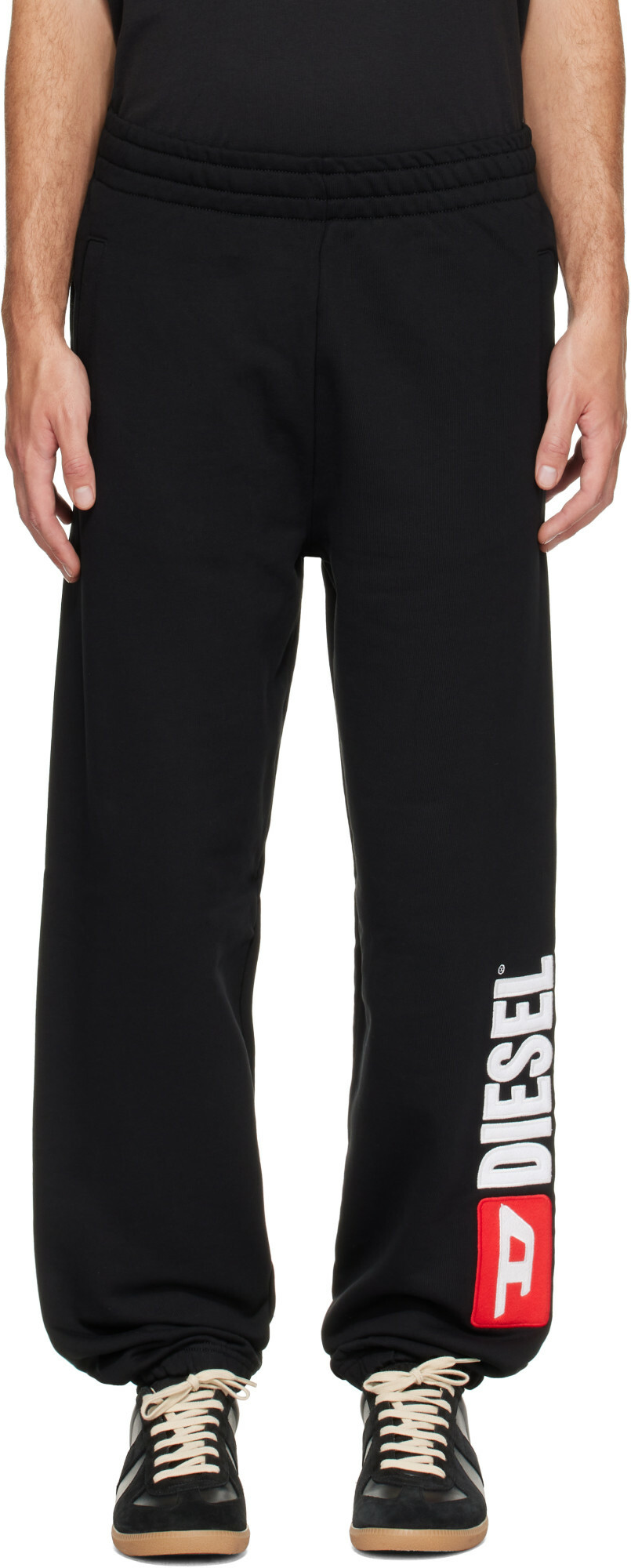 Diesel Black P-Marky-Div Sweatpants