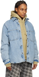Stüssy Blue Insulated Denim Shirt