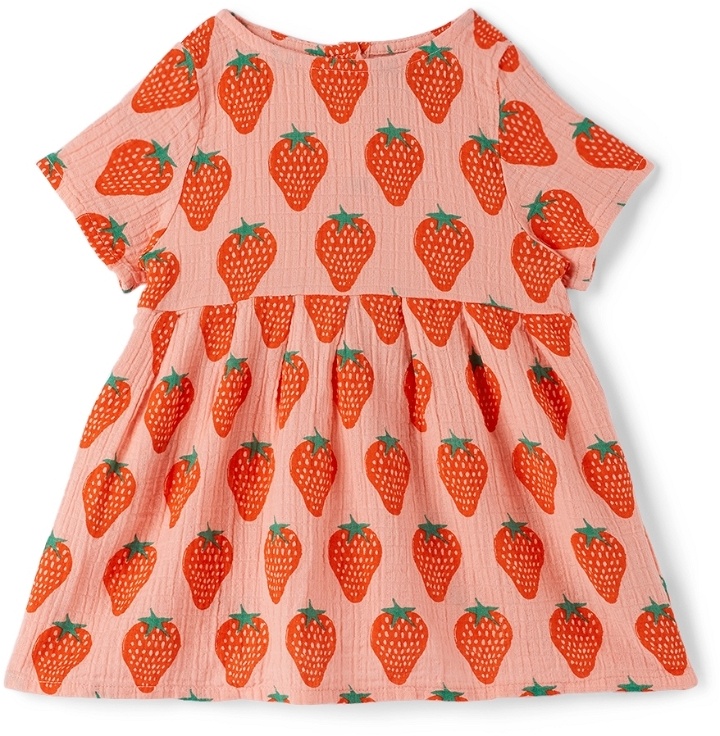 Photo: Bobo Choses Baby Pink Strawberry All-Over Dress