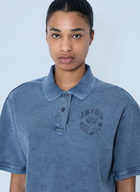 Alexander Wang Cropped Piqué Polo T-Shirt