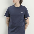 A.P.C. Men's Oliver Heavyweight T-Shirt in Dark Blue