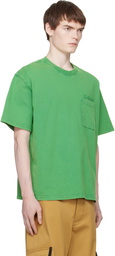 Marni Green Cotton 'Marni Patches' T-shirt