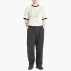 Pawa Speed Sports Men's Doggo Football Shirt in Cream/Gold