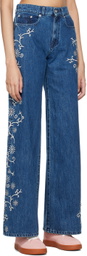 Kenzo Indigo Ayame Jeans