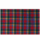 Acne Studios Men's Cassiar Check New Scarf in Green/Red