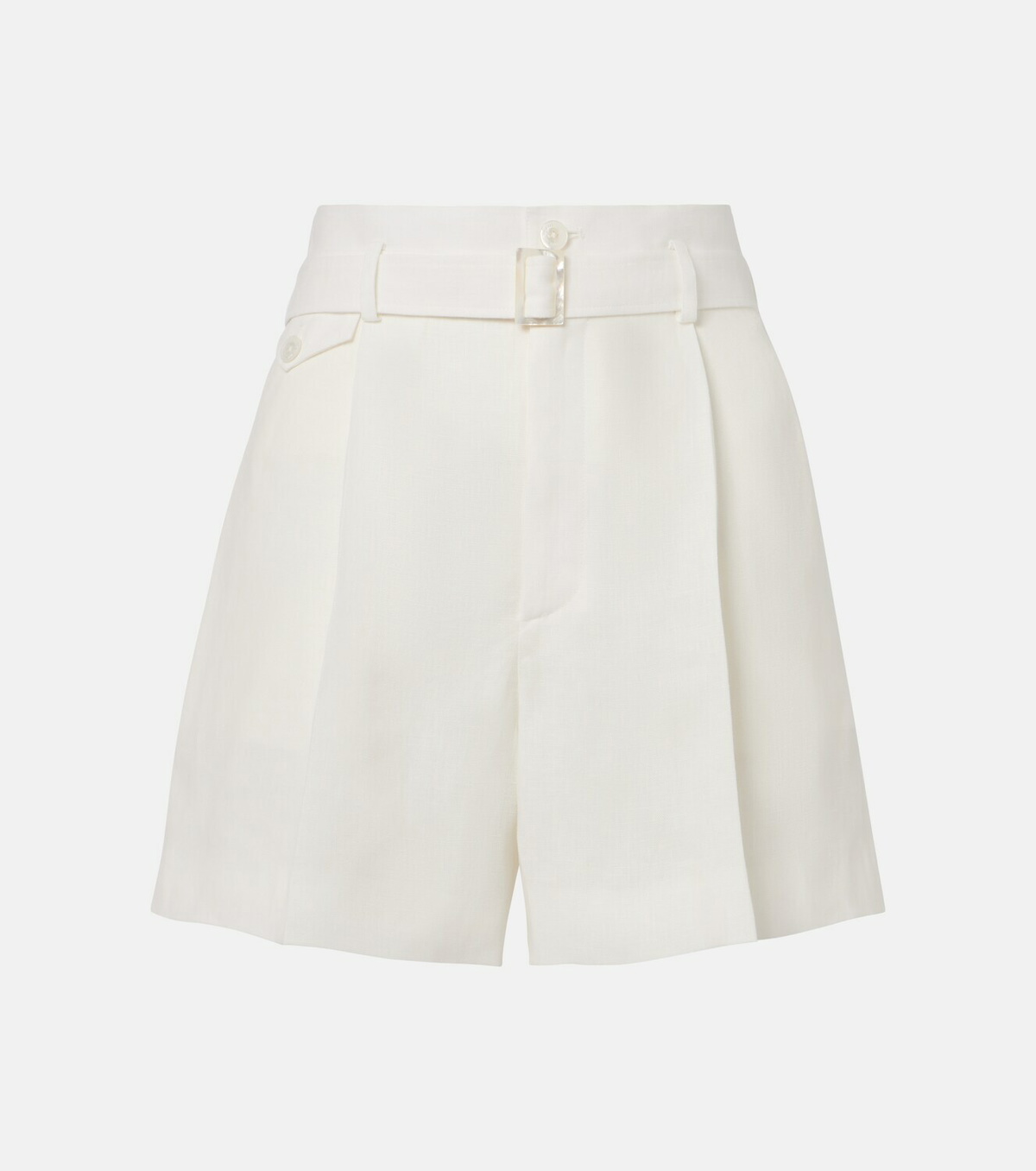 Ralph Lauren Collection Denise belted linen shorts
