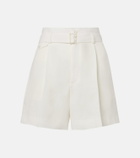 Ralph Lauren Collection Denise belted linen shorts