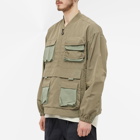 F/CE. Men's Tech Utility Track Jacket in Sage Green