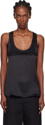 WARDROBE.NYC Black Silk Tank Top