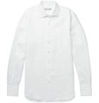 SALLE PRIVÉE - Mart Slub Linen Shirt - White