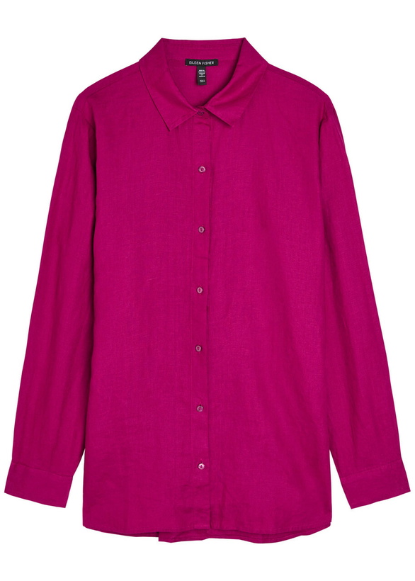 Photo: Eileen Fisher Linen Shirt Fuchsia