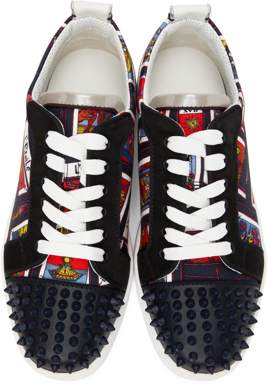 Louis Junior Spikes Sneakers in Multicoloured - Christian Louboutin