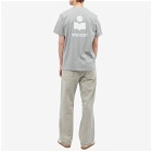 Isabel Marant Men's Zafferh Small Logo T-Shirt in Grey/Ecru