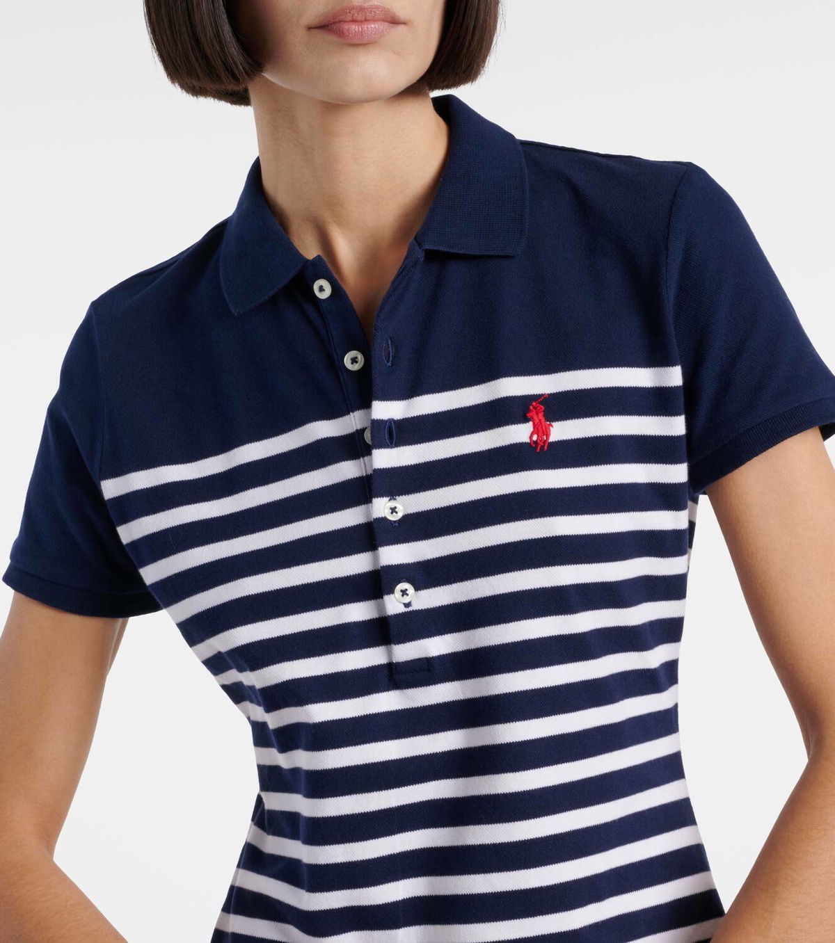 Polo Ralph Lauren Striped cotton-blend polo dress