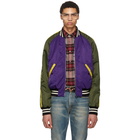 Gucci Purple Needlepoint Pony Bomber Jacket