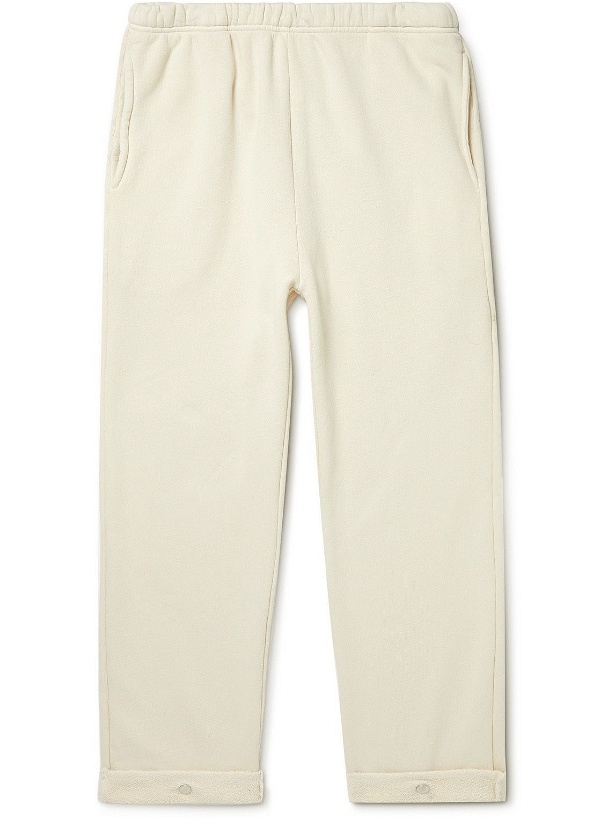 Photo: Les Tien - Straight-Leg Garment-Dyed Cotton-Jersey Sweatpants - Neutrals