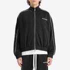 Cole Buxton Men's Glitter Piped Track Jacket in Black