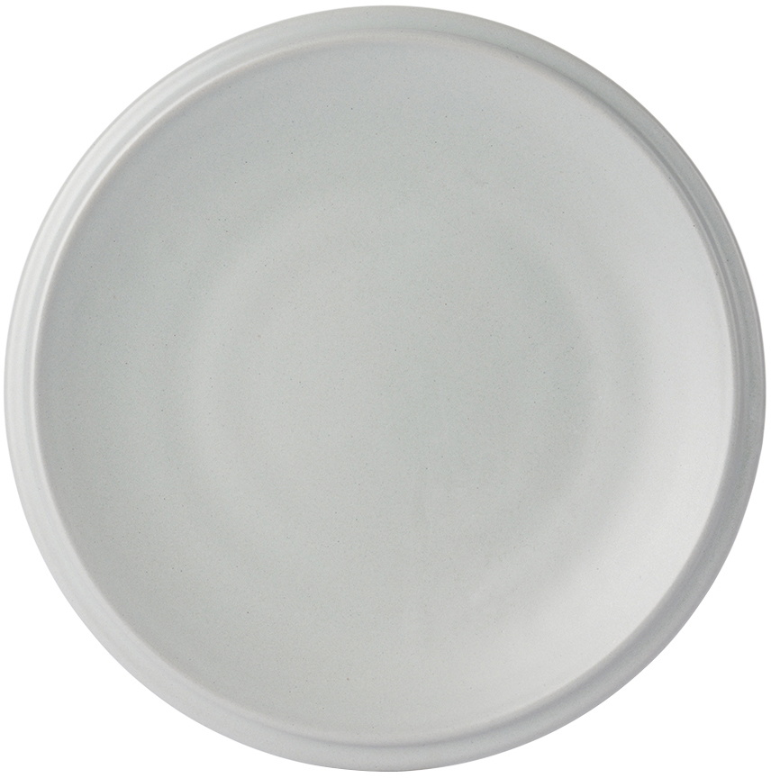BKLYN CLAY SSENSE Exclusive Gray Saturn Dinnerware Chicken Dinner Plate